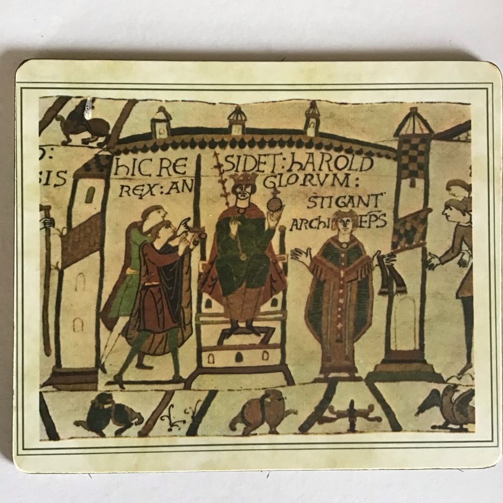 Vintage Lady Clare Old World Art Placemat, Made in England